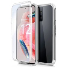 Funda COOL Silicona 3D para Xiaomi Redmi Note 12 (Transparente Frontal + Trasera)