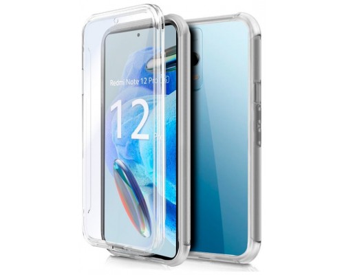 Funda COOL Silicona 3D para Xiaomi Redmi Note 12 Pro 5G (Transparente Frontal + Trasera)