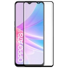 Protector Pantalla Cristal Templado COOL para Oppo A78 5G (FULL 3D Negro)