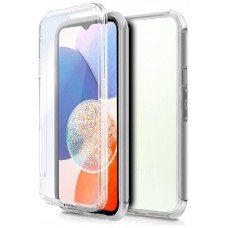 Funda COOL Silicona 3D para Samsung A145 Galaxy A14 / A14 5G (Transparente Frontal + Trasera)