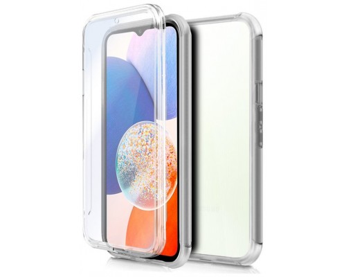 Funda COOL Silicona 3D para Samsung A145 Galaxy A14 / A14 5G (Transparente Frontal + Trasera)