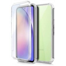 Funda COOL Silicona 3D para Samsung A546 Galaxy A54 5G (Transparente Frontal + Trasera)