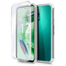 Funda COOL Silicona 3D para Xiaomi Redmi Note 12 5G / Poco X5 5G (Transparente Frontal + Trasera)