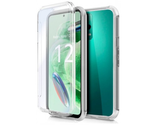 Funda COOL Silicona 3D para Xiaomi Redmi Note 12 5G / Poco X5 5G (Transparente Frontal + Trasera)