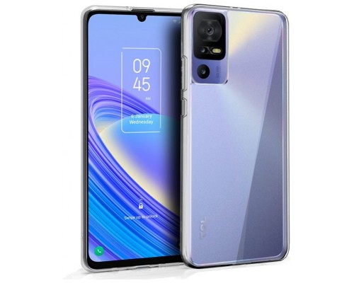 Funda COOL Silicona para TCL 40 SE (Transparente)