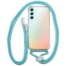 Carcasa COOL para Samsung A346 Galaxy A34 5G Cordón Celeste