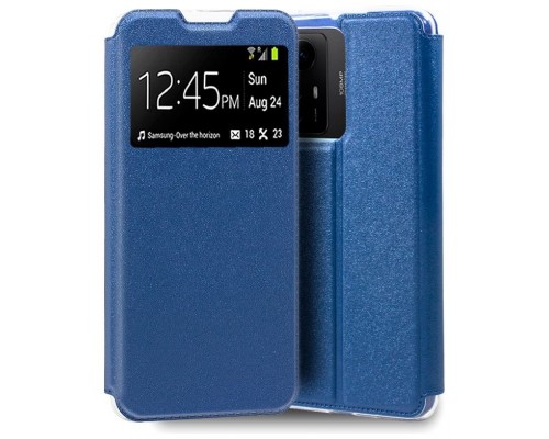 Funda COOL Flip Cover para Xiaomi Redmi Note 12S Liso Azul