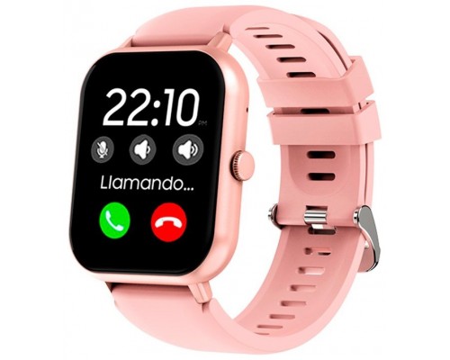 Smartwatch COOL Forest Silicona Rosa (Llamadas, Salud, Deporte)