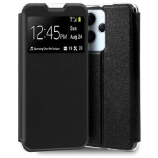Funda COOL Flip Cover para Xiaomi Redmi 12 / Redmi 12 5G Liso Negro
