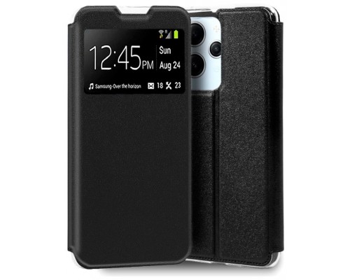 Funda COOL Flip Cover para Xiaomi Redmi 12 / Redmi 12 5G Liso Negro