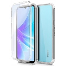 Funda COOL Silicona 3D para Oppo A57s / A77 5G / Realme Narzo 50 5G (Transparente Frontal + Trasera)
