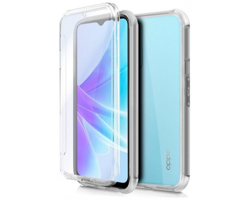 Funda COOL Silicona 3D para Oppo A57s / A77 5G / Realme Narzo 50 5G (Transparente Frontal + Trasera)
