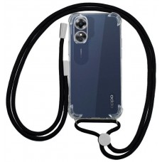 Carcasa COOL para Oppo A17 Cordón Negro