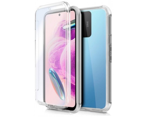 Funda COOL Silicona 3D para Xiaomi Redmi Note 12S (Transparente Frontal + Trasera)