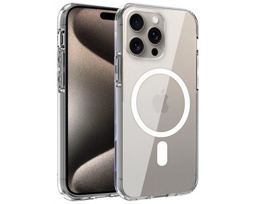 Carcasa COOL para iPhone 15 Pro Max Magnética Transparente