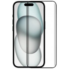 Protector Pantalla Cristal Templado COOL para iPhone 15 (FULL 3D Negro)