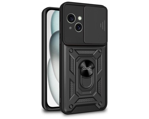 Carcasa COOL para iPhone 15 Hard Ring Negro