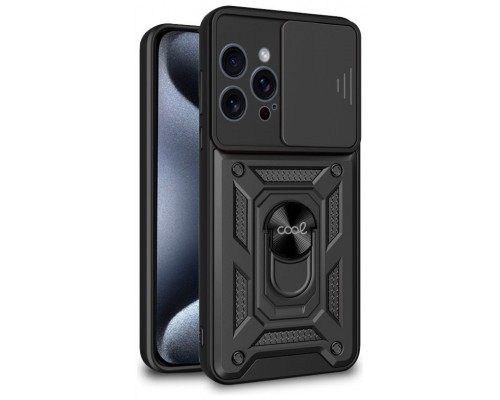 Carcasa COOL para iPhone 15 Pro Hard Ring Negro