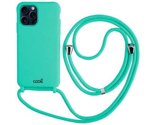 Carcasa COOL para iPhone 15 Pro Cordón Liso Mint