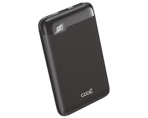 Bateria Externa Power Bank 5000 mAh Display COOL 10W Negro