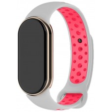 Correa COOL para Xiaomi Smart Band 8 Sport Gris-Rosa