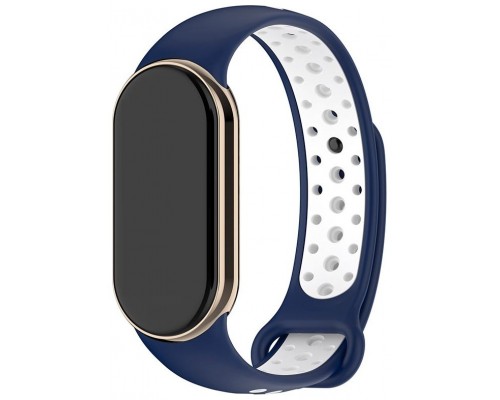 Correa COOL para Xiaomi Smart Band 8 Sport Marino-Blanco