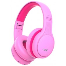 Auriculares Stereo Bluetooth Cascos Infantiles COOL Kids Rosa (Volumen Limitado)