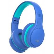 Auriculares Stereo Bluetooth Cascos Infantiles COOL Kids Azul (Volumen Limitado)