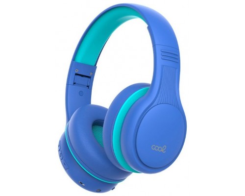 Auriculares Stereo Bluetooth Cascos Infantiles COOL Kids Azul (Volumen Limitado)