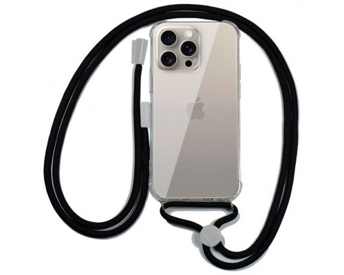 Carcasa COOL para iPhone 15 Pro Max Cordón Negro