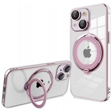 Carcasa COOL para iPhone 15 Plus Magnética Ring Rosa