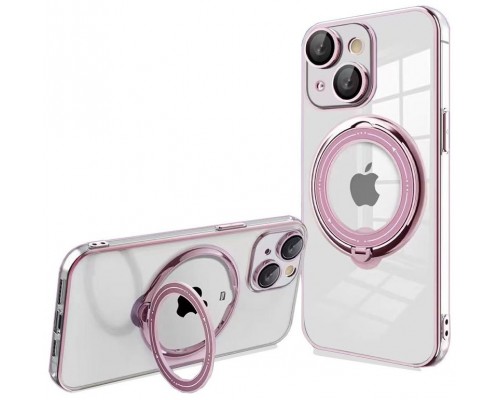 Carcasa COOL para iPhone 15 Plus Magnética Ring Rosa
