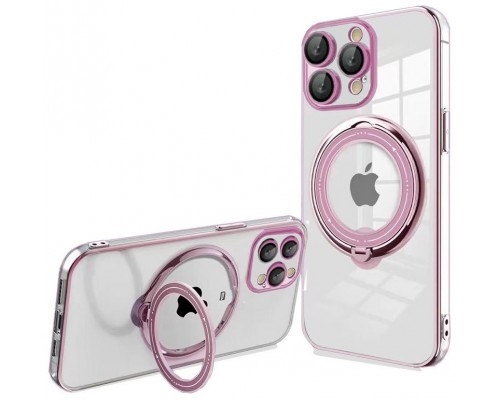 Carcasa COOL para iPhone 15 Pro Magnética Ring Rosa
