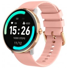 Smartwatch COOL Pantalla AMOLED Forever Silicona Rosa (Llamadas, Salud, Deporte)