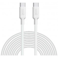 Cable USB Compatible COOL Universal TIPO-C a TIPO-C (3 metros) Blanco 3 Amp