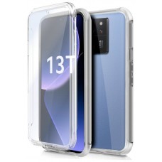 Funda COOL Silicona 3D para Xiaomi 13T / 13T Pro (Transparente Frontal + Trasera)