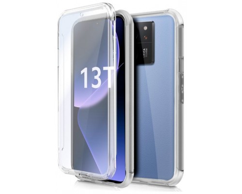 Funda COOL Silicona 3D para Xiaomi 13T / 13T Pro (Transparente Frontal + Trasera)