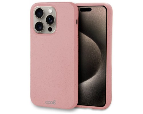 Carcasa COOL para iPhone 15 Pro Max Eco Biodegradable Rosa