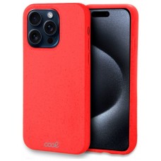 Carcasa COOL para iPhone 15 Pro Eco Biodegradable Rojo