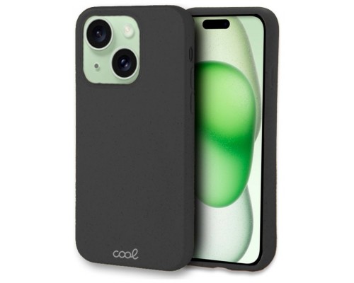 Carcasa COOL para iPhone 15 Plus Eco Biodegradable Negro