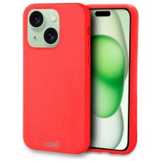 Carcasa COOL para iPhone 15 Plus Eco Biodegradable Rojo