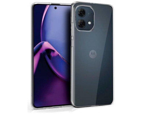 Funda COOL Silicona para Motorola Moto G84 5G (Transparente)