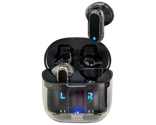 Auriculares Stereo Bluetooth Dual Pod Earbuds COOL Crystal Negro