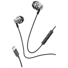 Auriculares Botón COOL Stereo Tipo-C Con Micro (Metal) Silver