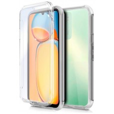 Funda COOL Silicona 3D para Xiaomi Redmi 13C / 13C 5G / Poco C65 (Transparente Frontal + Trasera)