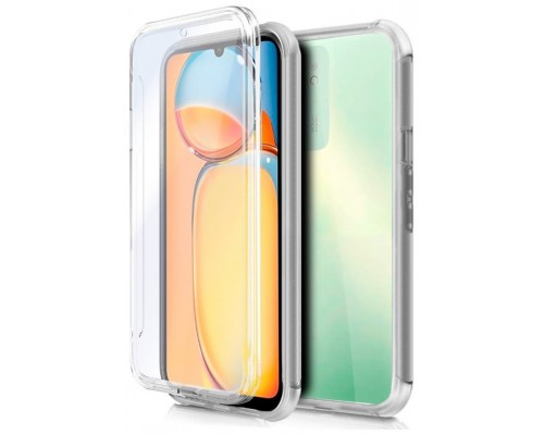 Funda COOL Silicona 3D para Xiaomi Redmi 13C / 13C 5G / Poco C65 (Transparente Frontal + Trasera)