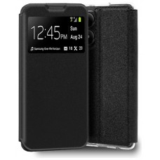Funda COOL Flip Cover para ZTE Blade A33s Liso Negro
