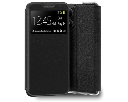 Funda COOL Flip Cover para ZTE Blade A33s Liso Negro