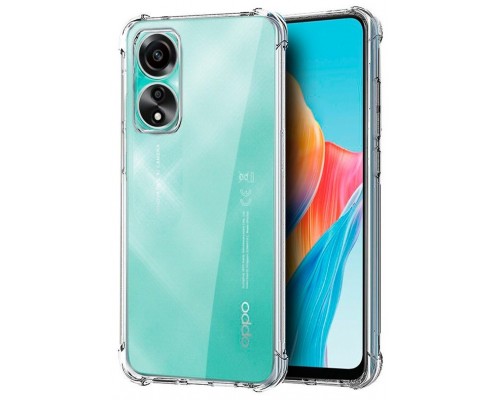 Carcasa COOL para Oppo A78 4G AntiShock Transparente