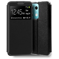 Funda COOL Flip Cover para Xiaomi Redmi Note 13 5G Liso Negro